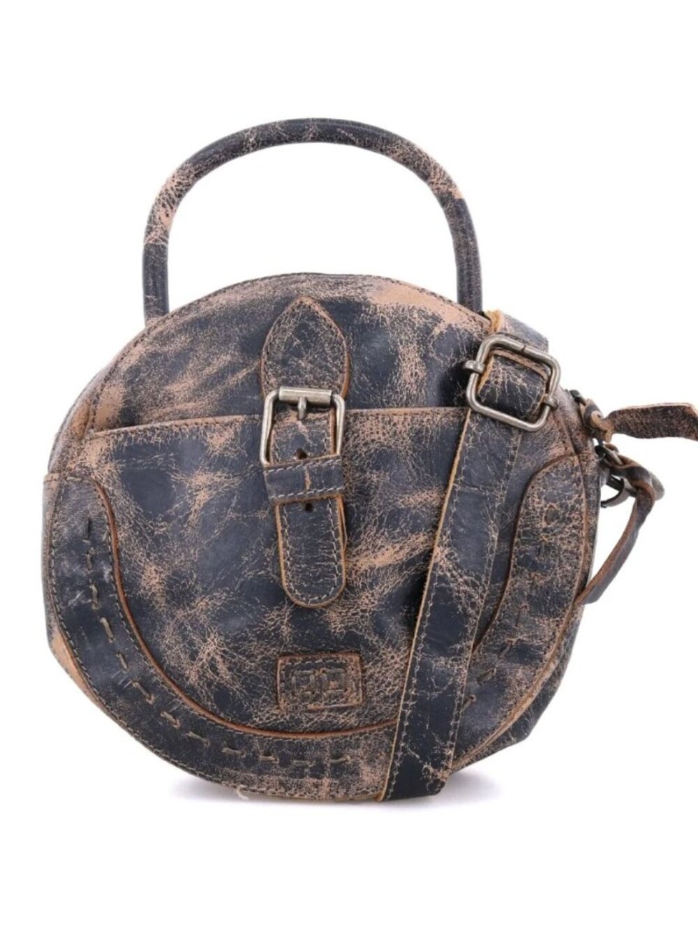NWT Bed Stu Arenfield Leather Cross Body Bag Brown $198 [jb]
